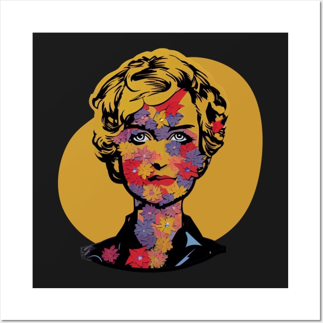 Flower Pop Art - Princess Diana Wall Art by Fenay-Designs